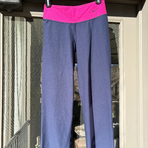 Nike Legend Regular Fit athletic pants navy pink Medium - Picture 3 of 12